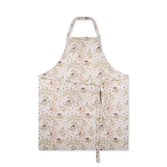 NEW Woodland Animals (Hedgehog, Robin,...) Full‎ Size Pocket Apron - Picture 1 of 2